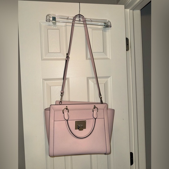Michael Kors Pink Satchel Purse. Used only once. - Picture 9 of 11